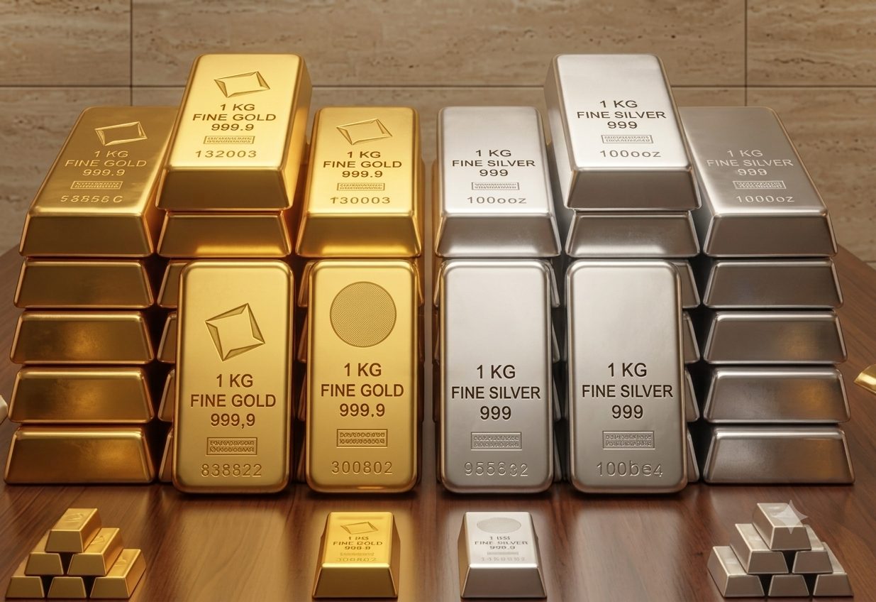 Gold and silver